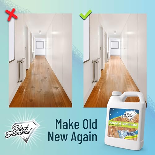 Black Diamond Stoneworks Wood, Laminate, Hardwood & Luxury Vinyl Floor Cleaner – Multi-Purpose Mopping Solution for a Streak-Free Clean (128 Fl Oz) refill. - Image 5
