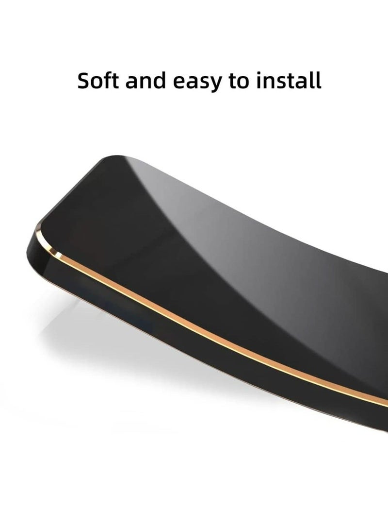غطاء حماية أسود لهاتف realme 9i 4G، غطاء خلفي ناعم مطلي فاخر، حماية كاملة للكاميرا - Image 2
