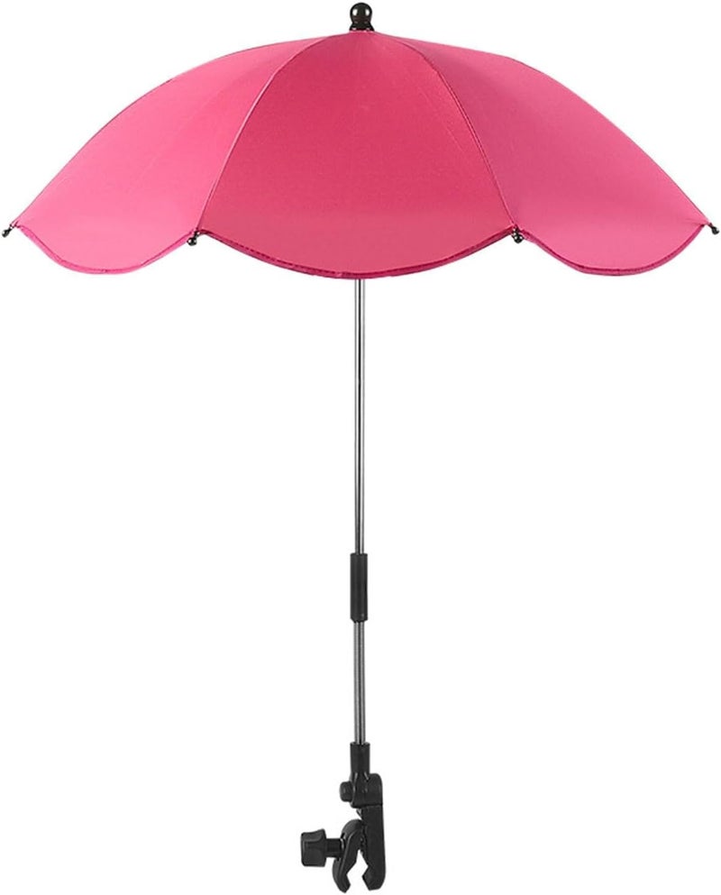 ALASSE Toddler Umbrella Stroller, Baby Pram with Adjustable Clamp, UV Protection Children's Parasol, 8 Bone Umbrella for Trolley, Beach, Wheelchair - Image 1