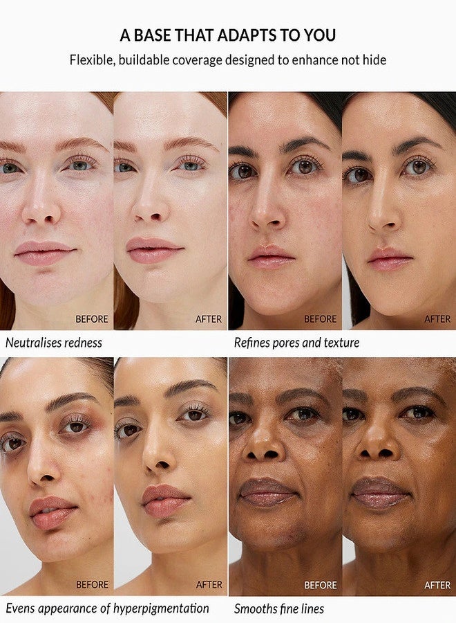 REFY Skin Base Hydrating Gel Skin Tint with Hyaluronic Acid 240N – Tan to Deep with Neutral Tones | Lightweight Hydrating Skin Tint 1 oz / 30 mL - Image 4