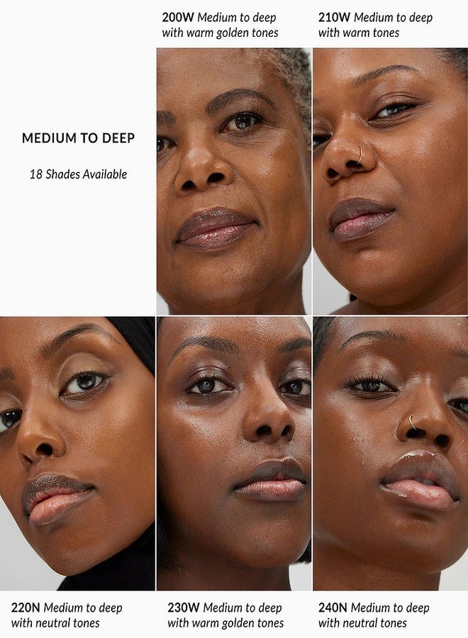 REFY Skin Base Hydrating Gel Skin Tint with Hyaluronic Acid 240N – Tan to Deep with Neutral Tones | Lightweight Hydrating Skin Tint 1 oz / 30 mL - Image 5