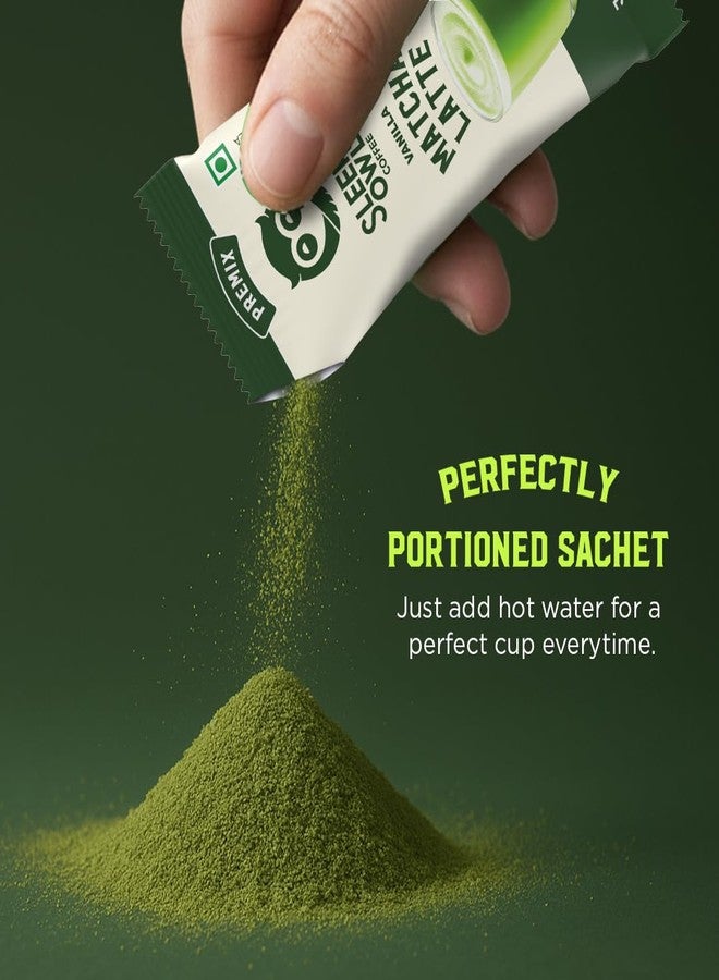 Sleepy Owl Vanilla Matcha Premix, Sourced From Japan, Frothy & Creamy Cafe-Style Matcha at Home, Just Add Hot Water, Pack of 3 Sachets, 54g (18g x 3) - Image 4