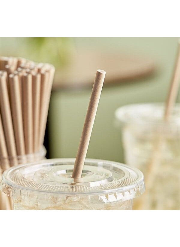 Kraft Frozen Paper Straws 8 mm x 19.7 cm (20 Pcs)  - Image 4