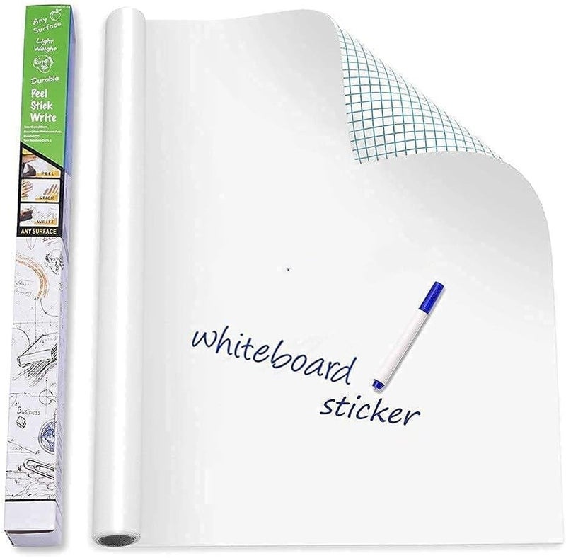 SHELFKING 6.5x1.5 Feet Whiteboard Sticker for Kids, Home, School & Office, Self-Adhesive Removable, Waterproof White Board Sticker Perfect for Writing & Drawing on Smooth Surface - Image 1