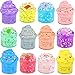 WUJYLY Slime Kit 12 Pack with 6 Butter Slime and 6 Crystal Slime for Party Favors Christmas Slime Putty Soft and NonSticky Birthday Gift Carnival Prizes Stress Relief Toy for Kids Education - Image 2