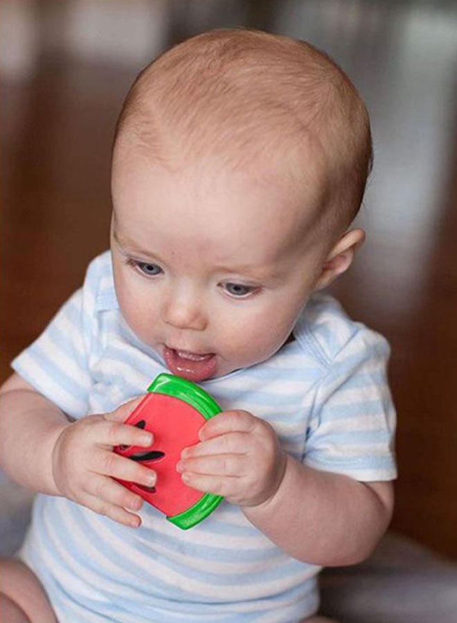 Dr. Brown’s Soft Flexible Soothing Teether Watermelon, Coolees, Red/Green - TE220-P2 - Image 3
