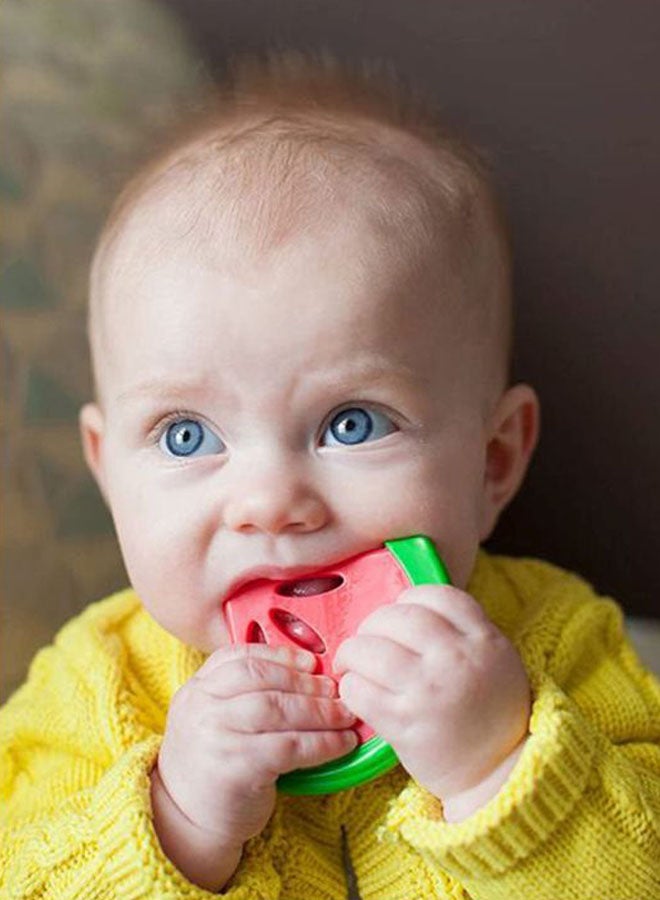 Dr. Brown’s Soft Flexible Soothing Teether Watermelon, Coolees, Red/Green - TE220-P2 - Image 2