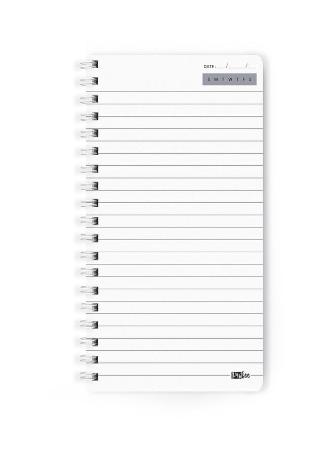 PAPBOO A5 Handy, Hardcover, Hardbound 2026 Diary with Calendar, Easy to Carry White Spiral Wiro Notebook: 80 GSM Paper, Ruled, 188 Pages, Journal, Diary, Gift (Purple) - Image 4