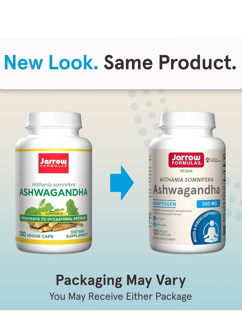جارو فورملاز أشواغاندا تدعم مقاومة طبيعية للإجهاد العقلي والجسدي، 120 كبسولة نباتية، إمداد لمدة 60 يومًا - Image 2