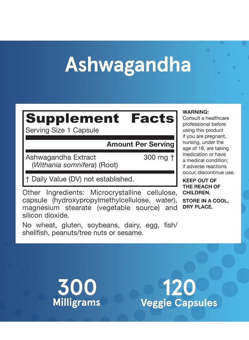 جارو فورملاز أشواغاندا تدعم مقاومة طبيعية للإجهاد العقلي والجسدي، 120 كبسولة نباتية، إمداد لمدة 60 يومًا - Image 3