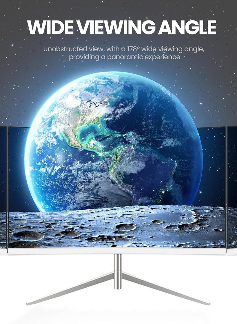 HILUKE 27 inch Curved Gaming Monitor, 2K , 165Hz 1ms, Adaptive-Sync, Adjustable Tilt, Eye Care, DisplayPort, Compatible Wall Mountable Installs-Black - Image 5