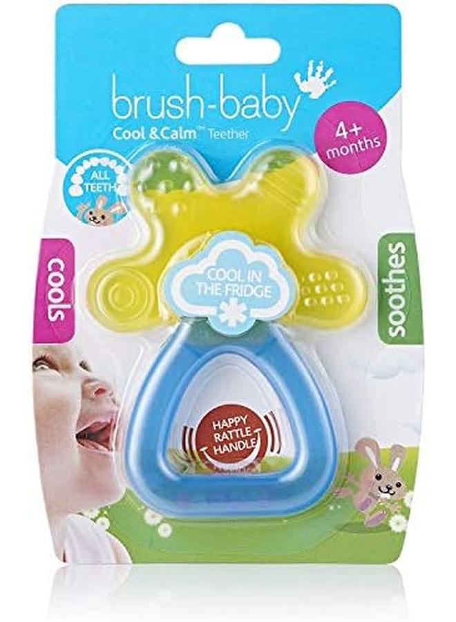 برش بيبي عضاضة باردة وهادئة باللون الأصفر والأزرق - Image 2