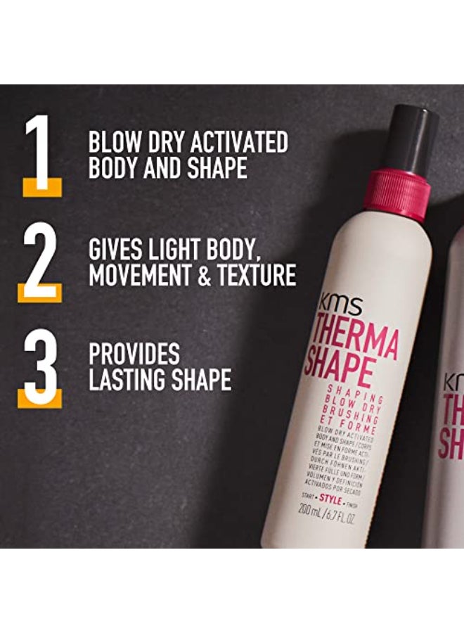 KMS THERMASHAPE Shaping Blow Dry Spray for 50 Faster Dry Time 67 oz - Image 3