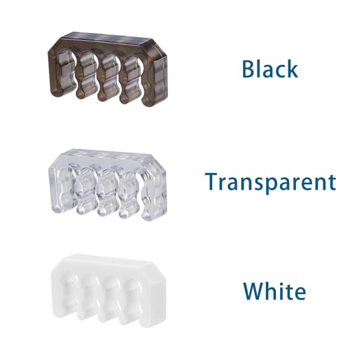 FormulaMod Cable Comb Kit for Power Cable,Sleeve Management Tools Wire Organizer Comb Includes 4x24 P+4x16P+12x8P+4x6P Computer Case Water Cooling Cable Organizer(Clear) - Image 4