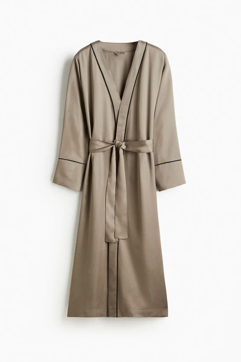 H&M Satin dressing gown