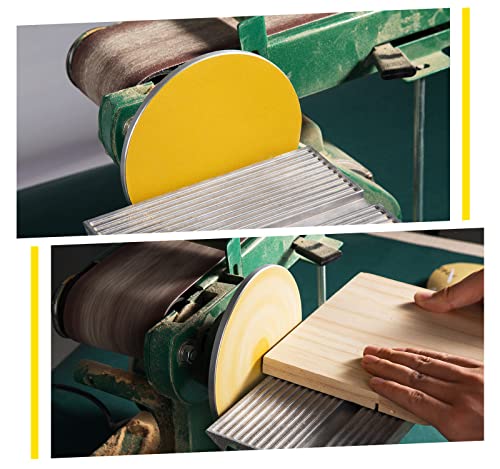 MIDO PROFESSIONAL ABRASIVE Gold PSA Sandpaper 6 Inch 100 PCS Sanding Discs 150 Grit Self Adhesive Stickyback Sandpaper Roll Aluminum Oxide Adhesive Backed for Wood, Metal, and Car Paint - Image 5