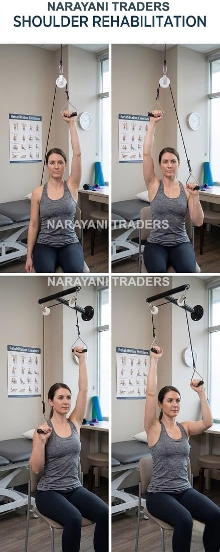 NARAYANI TRADERS Professional Physio Equipment & Rehabilitation Aid (Black Color, Standard Size) – Durable Medical Grade Recovery Tool for Shoulder Mobility, Muscle Strengthening & Joint Exercise - Image 4