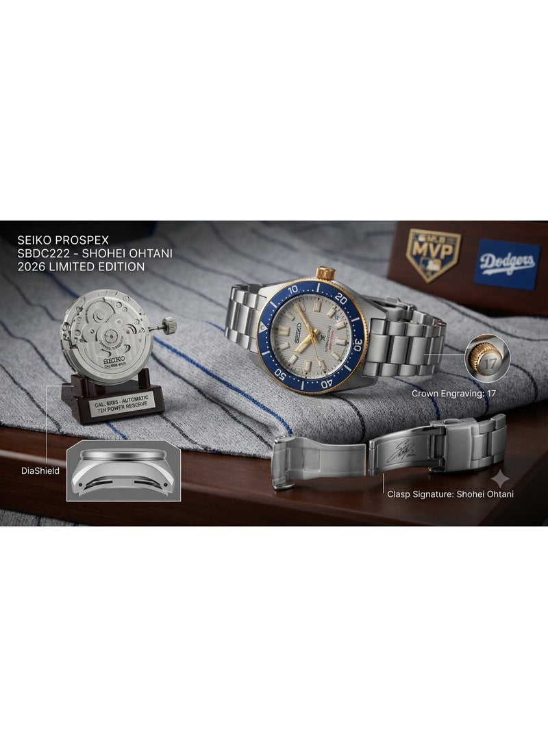 Seiko Prospex SBDC222 Shohei Ohtani Limited Edition Automatic Dive Watch 40mm - Image 5