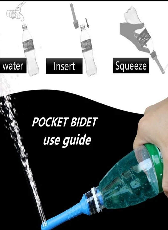 BELLSBERRY 3-Piece Portable Bidet Nozzle Set – Easy-to-Use Handheld Hygiene Solution with Leak-Proof Rings  - Image 4