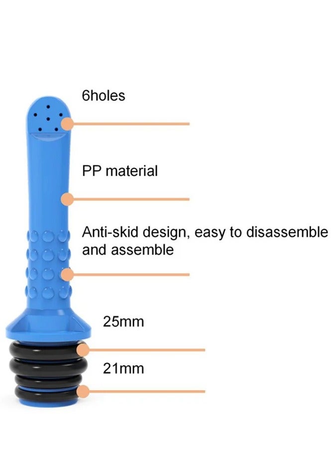 BELLSBERRY 3-Piece Portable Bidet Nozzle Set – Easy-to-Use Handheld Hygiene Solution with Leak-Proof Rings  - Image 2