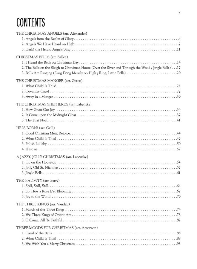 مجموعة عيد الميلاد: ترتيبات المفضلات للعطلات للبيانو المنفرد - Image 3