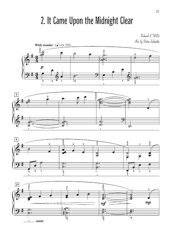 مجموعة عيد الميلاد: ترتيبات المفضلات للعطلات للبيانو المنفرد - Image 5