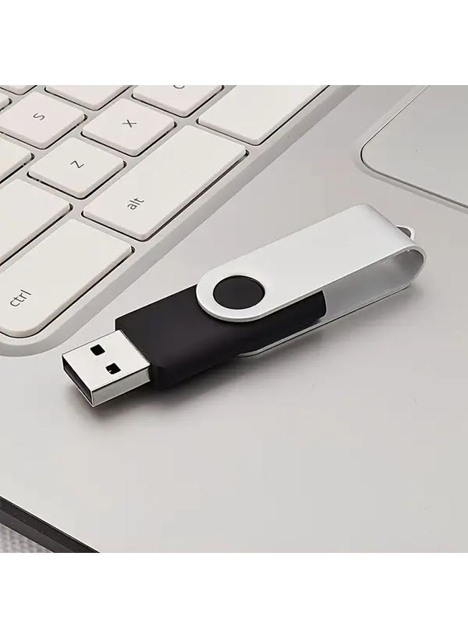 5Pcs Metal USB 2 0 Flash Drives 128MB Swivel Design Keychain Included - Image 4