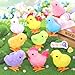 SevenQ Wind Up Toys for Kids Easter Basket Stuffers 9Pcs Jumping Plush Chicks Small Fidget Toys for Easter Egg Hunt Treasure Box Classroom Prizes Party Favors Goodie Bags Fillers Gifts - Image 4