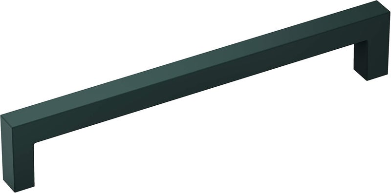 Amerock | Cabinet Pull | Matte Black | 6-5/16 inch (160 mm) Center-to-Center | Monument | 1 Pack | Drawer Pull | Drawer Handle | Cabinet Hardware - Image 1