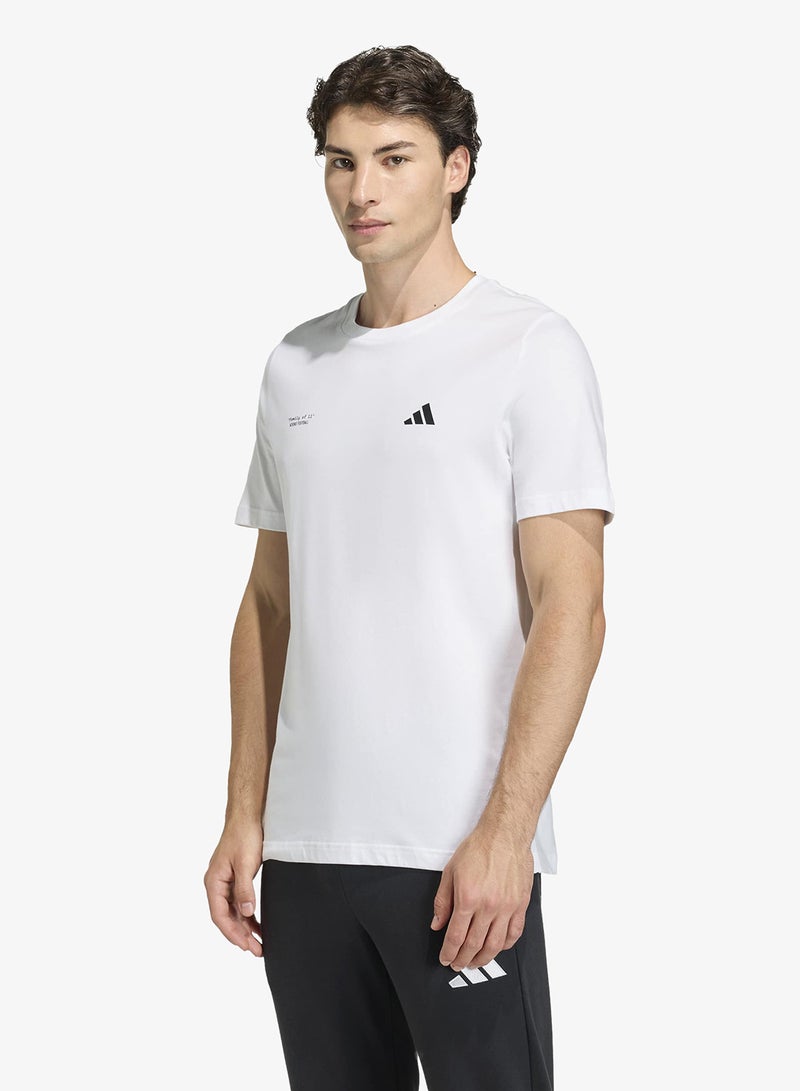 Adidas Football Slogan Graphic T-Shirt - Image 1