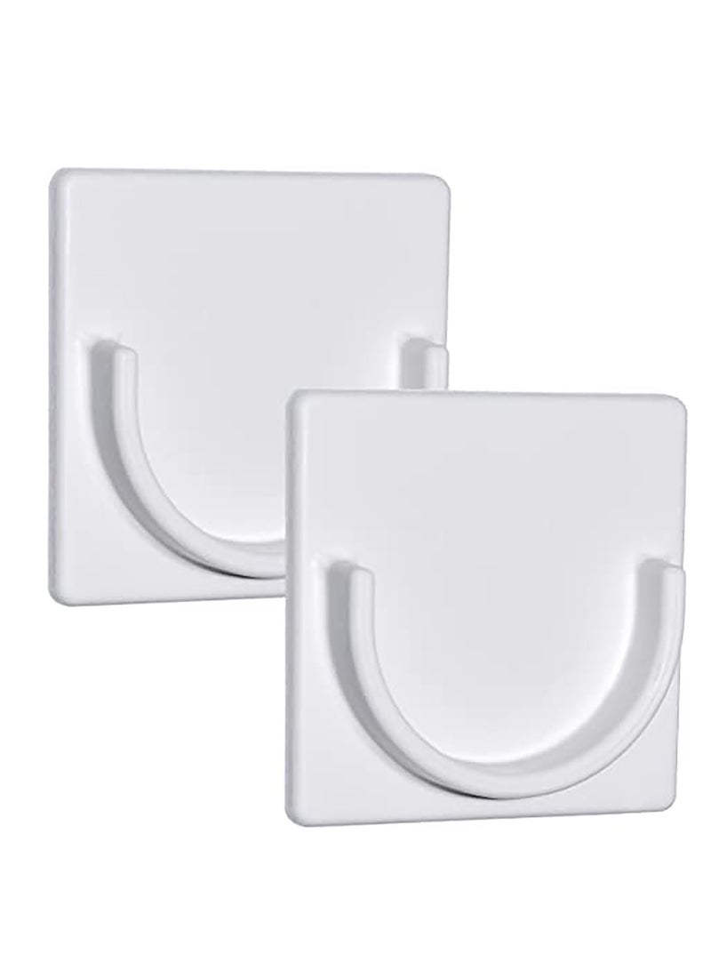 2 Pack Tension Holder Rod Mount Retainer for Wall No Drilling - Image 1