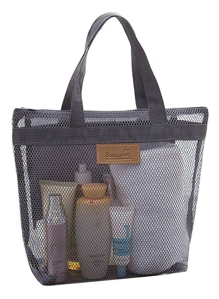 إسكدنيا حقيبة حمل شبكية محمولة للاستحمام، سريعة الجفاف مع سحاب، للمساكن الجامعية، والصالة الرياضية، والشاطئ، والسفر، والرياضة - Image 1