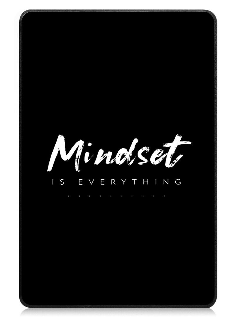 Theodor Protective Flip Case For Apple iPad Air 11 (2024) With Trifold Stand Auto Wake Sleep Shockproof Cover Mindset is everything - Image 1