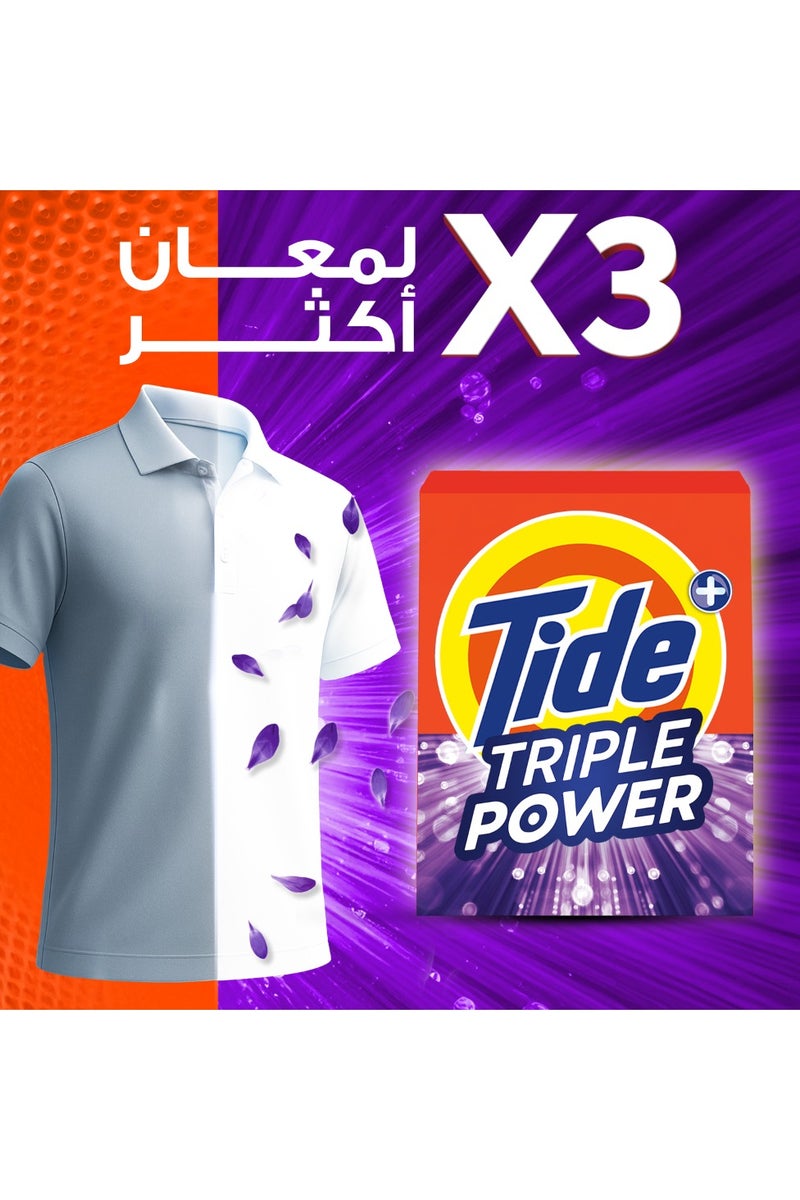 Tide Triple Power Lavender Laundry Detergent Powder 3.5kg - Image 4