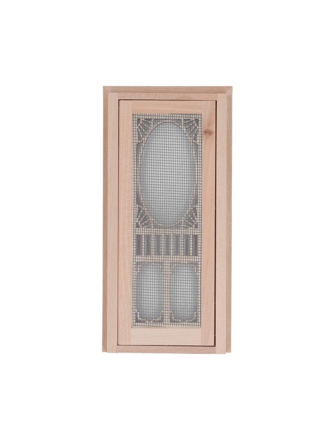 LBEC Doll House Screen Door Lightweight 1:12 Service Life Exquisite Details Birch Dollhouse Furniture For Home - Image 5