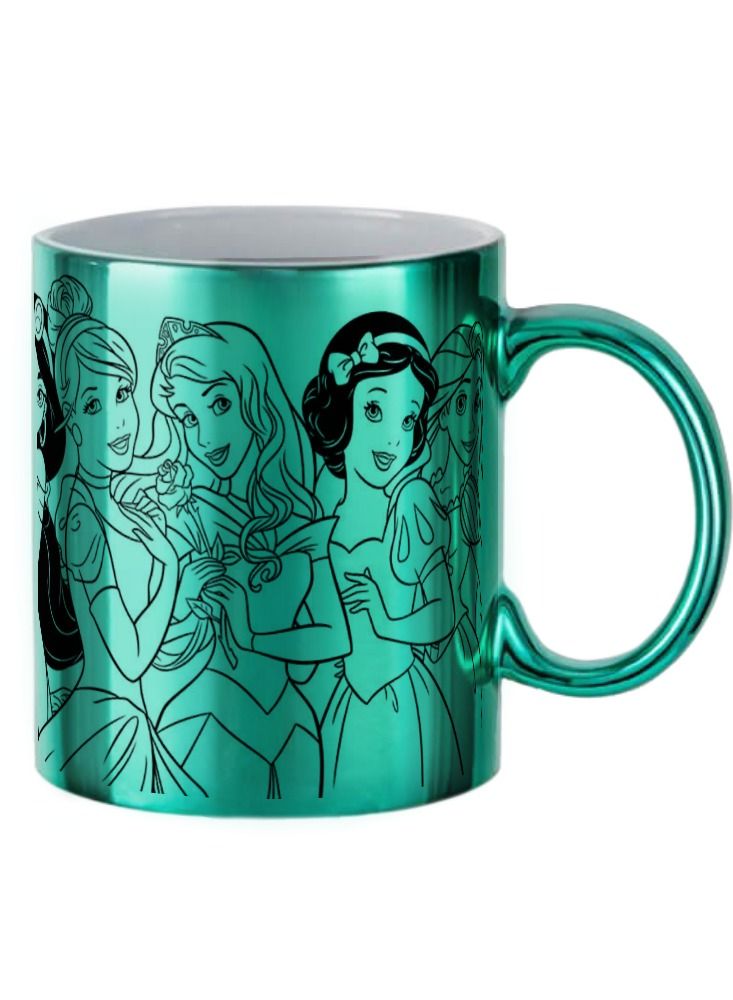 إم إي سي كوب قهوة بطبعة أميرات ديزني 11 أونصة أخضر ميتاليك - Image 2