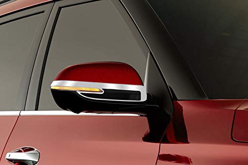 Automaze Chrome Chrome Side Mirror Show Cover Garnish Trim for Kia Seltos, Seltos Car Accessories - Image 2