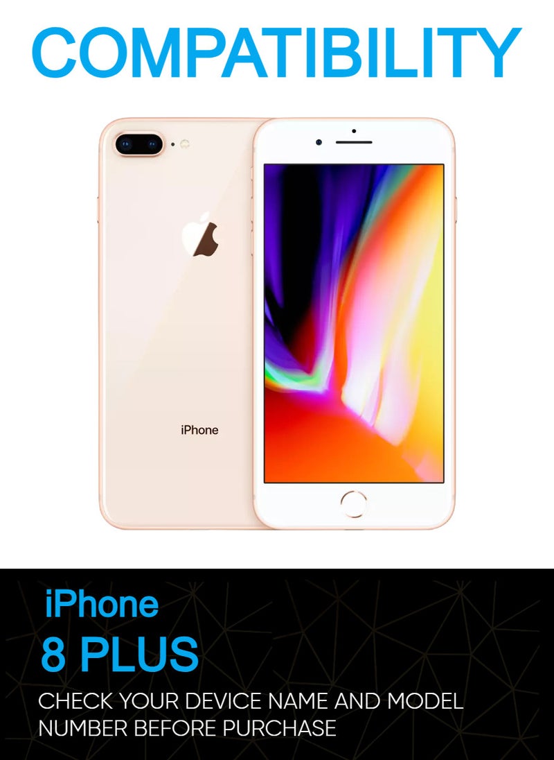 ESD Tempered Dustproof Privacy Glass Screen Protector Compatible For iPhone 8 Plus - Image 2