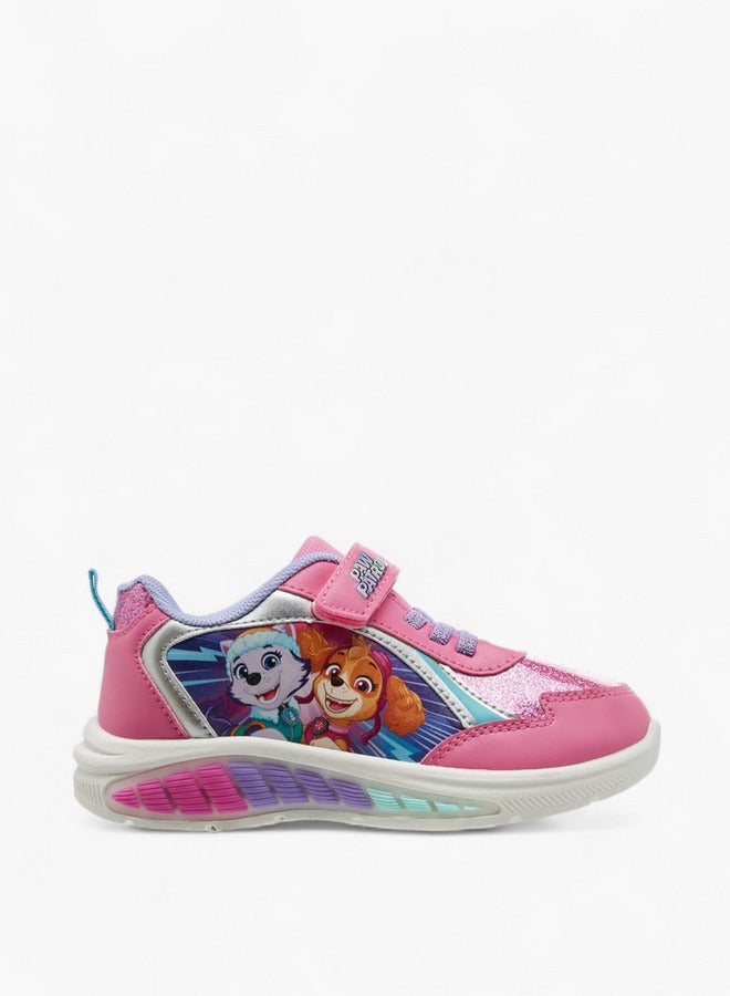 PAW PATROL Printed Light-Up Sneakers with Hook and Loop Closure - Image 3