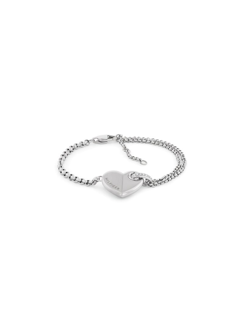 TOMMY HILFIGER سوار قلادة قلوب جريئة للنساء - 2780928 - Image 1
