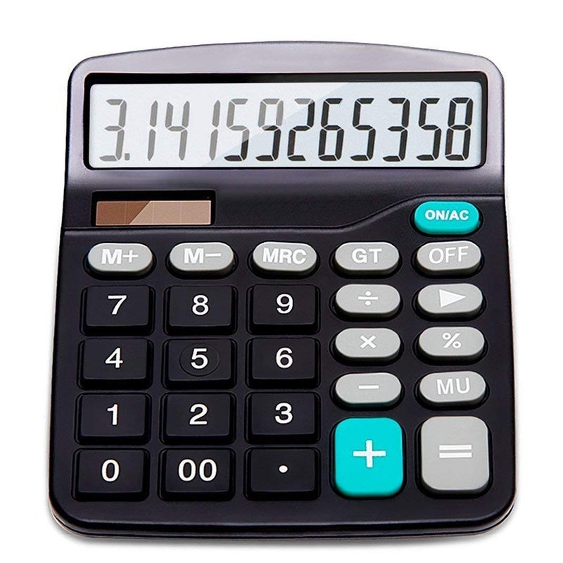 EastPin, 12-Digit Solar Battery Basic Calculator (Battery Included) - Image 2