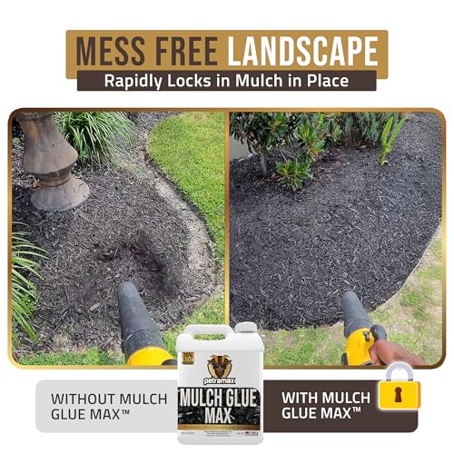 PetraMax Mulch Glue for Landscaping Rocks Max Concentrate, Weed Barrier - Non-Toxic Pea Gravel Binder, Mulch & Rock Glue for Landscaping, Landscape Rock & Gravel Stabilizer - Dries Clear (1 Gal) - Image 2