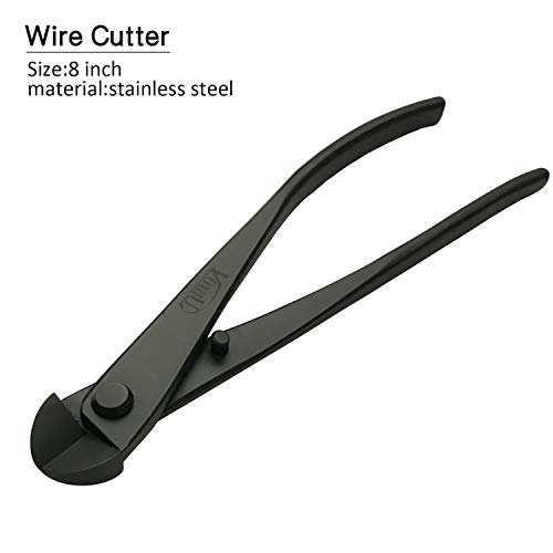 VOUIU 5-Piece Bonsai Tool Set,Knob Cutter,Concave Cutter,Wire Cutter,Jin Pliers,Bonsai Scissors - Image 3
