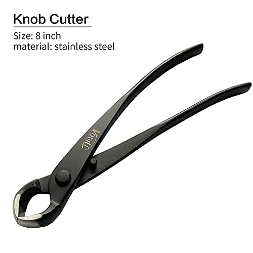 VOUIU 5-Piece Bonsai Tool Set,Knob Cutter,Concave Cutter,Wire Cutter,Jin Pliers,Bonsai Scissors - Image 4