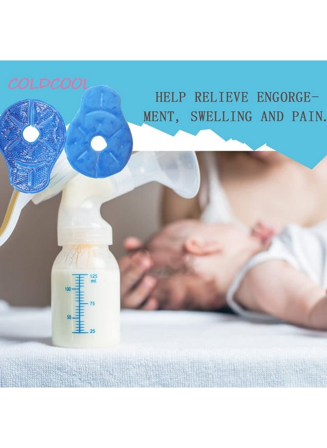 Coldcool The Breastfeeding Essentials For Nursing Motherssoothing Breast Gel Padshot Or Cold Gel Packs For Breastfeeding & Pumping 2 Breast Ice Packs For Breast Augmentation Post Surgery Pain Relief  - Image 4