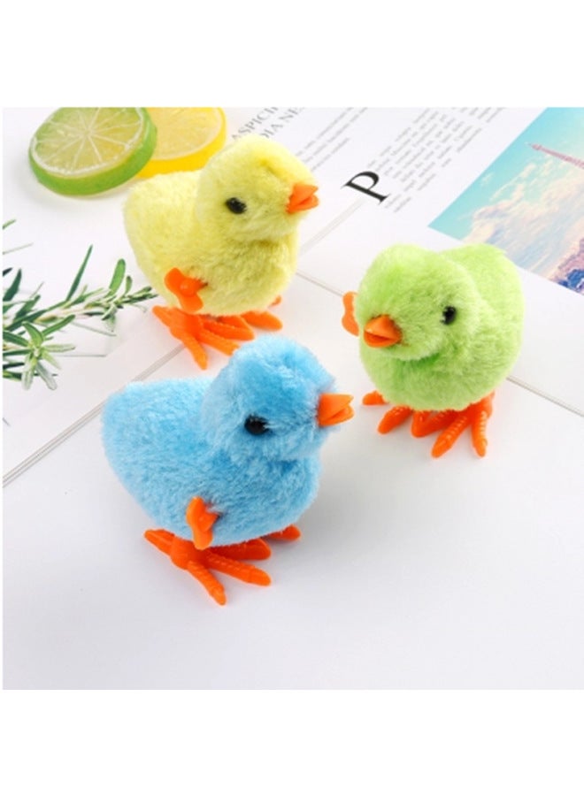 Stall Coil Children's Toys Color Mixed Chain Simulation Jumping Chicken Coil Chicken-Color:Wingless Chick