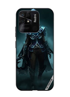 Protective Case Cover For Xiaomi Redmi 10C Phantom Assassin, Dark Wraith Set, Dota 2 Design Multicolour