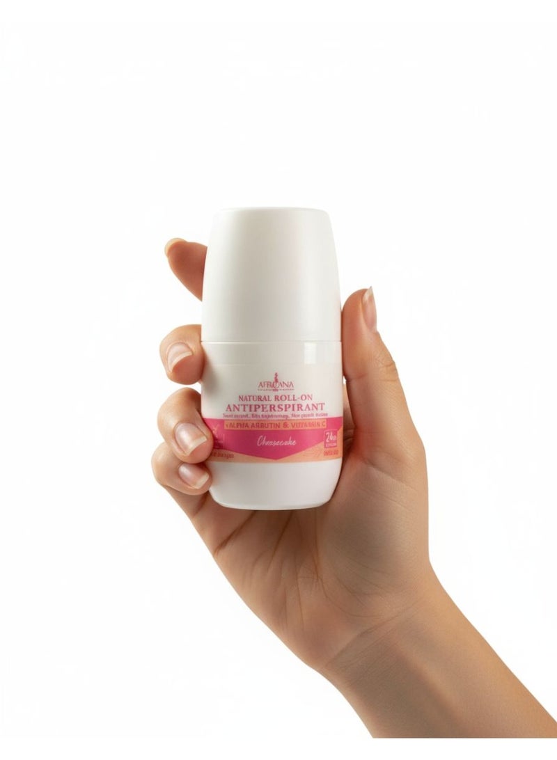 AFRICANANPC Africana Natural Deodorant Roll-On – cheesecake Scent 60ML - Image 3
