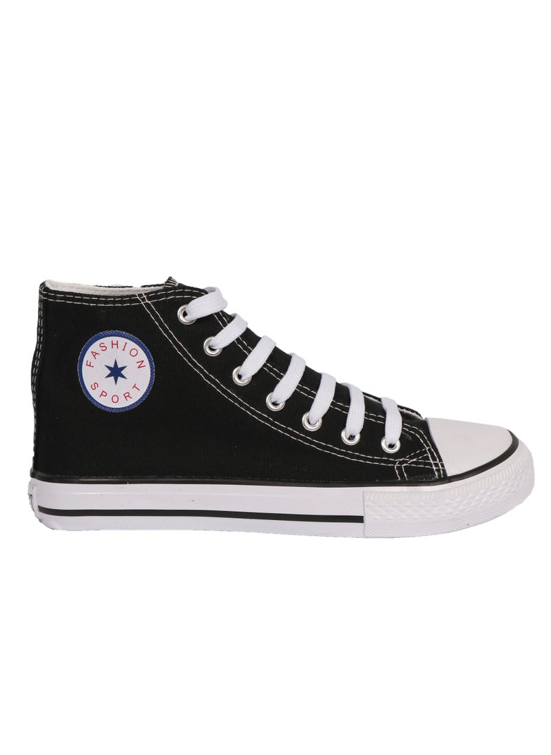 Ladies Shoes High top Black  - Image 1