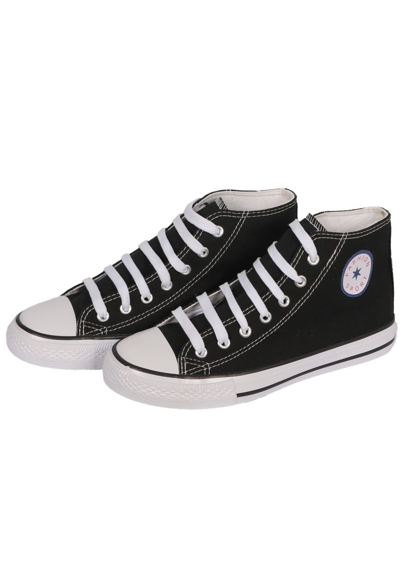 Ladies Shoes High top Black  - Image 3
